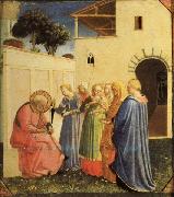 Fra Angelico The Naming of the Baptist USA oil painting artist